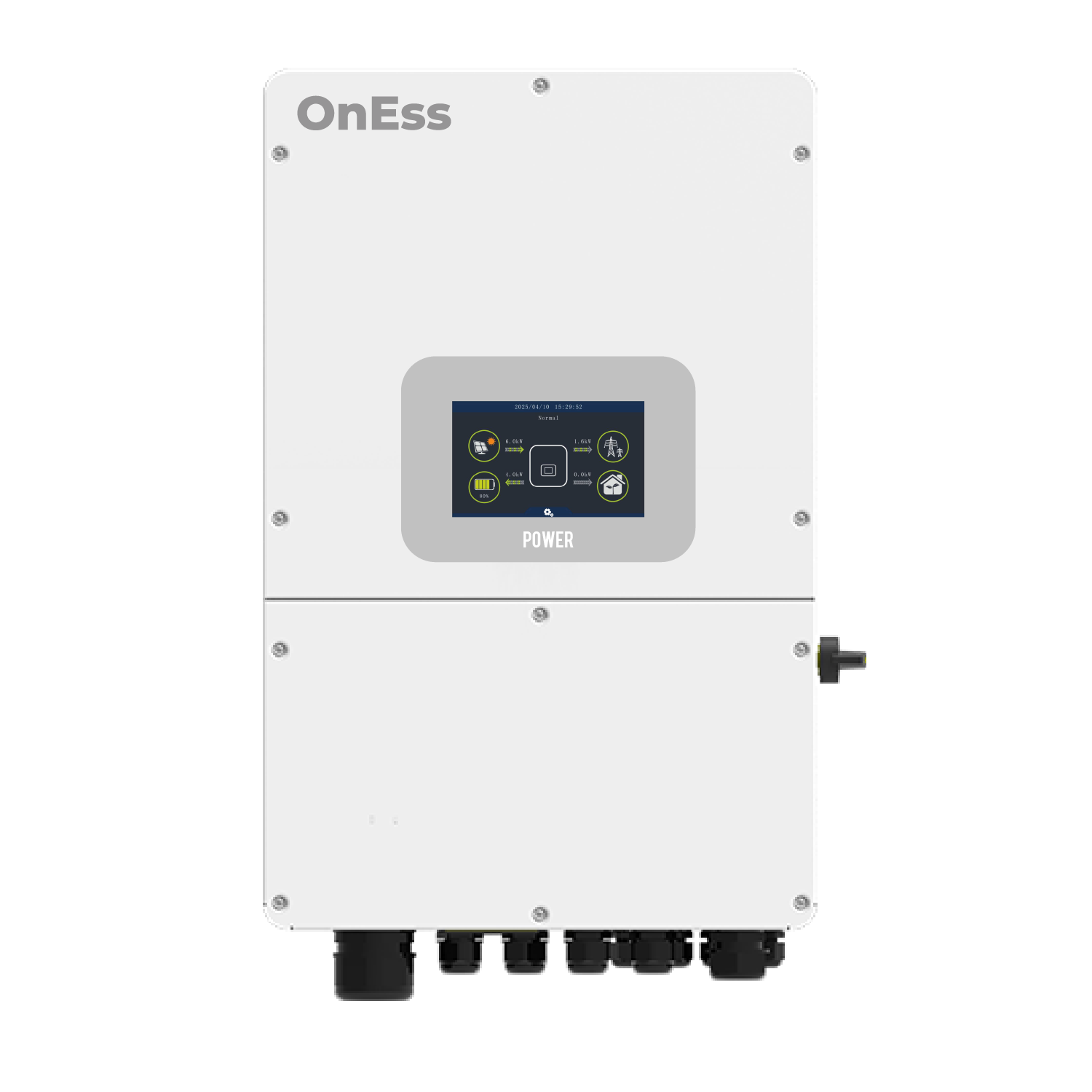 Inversor Híbrido 8kW ~ 12kW | BMS con entrada Batería Litio 51.2V | Puerto Generador Inteligente